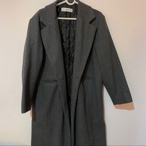 Gray Oversize Winter Coat